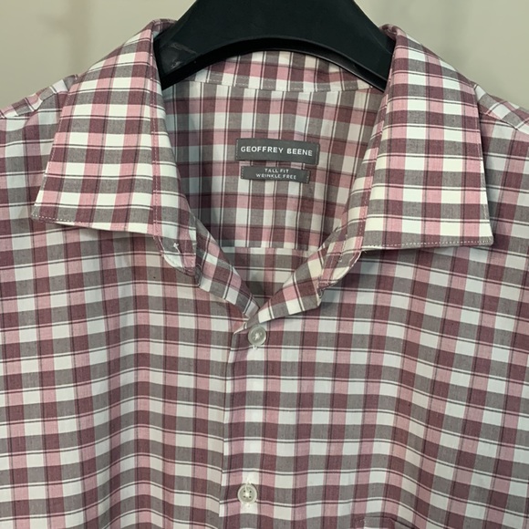 Geoffrey Beene Tall fit wrinkle free Size: 19 - 35/36 - Picture 4 of 9